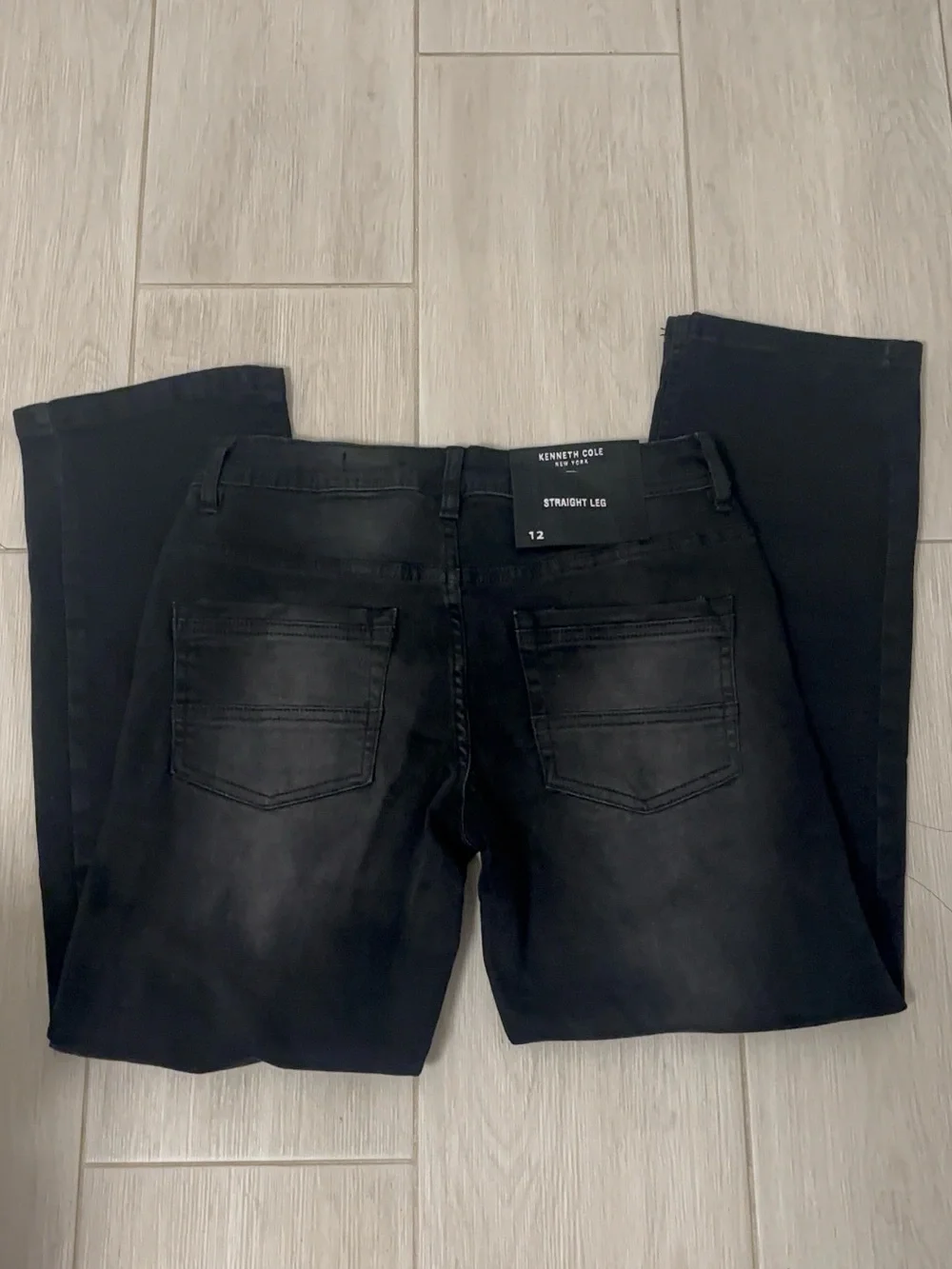 Kenneth Cole Black Straight-Leg Kids Jeans
